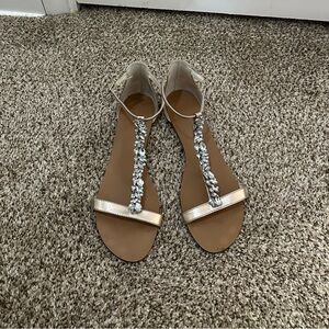 David’s Bridal Bridesmaid Jeweled Sandals